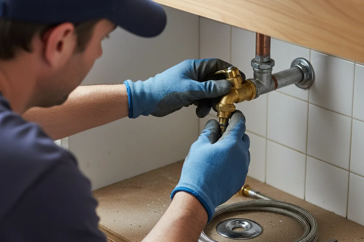 Shutoff valve and fitting work during Emergency Plumbing in Melbourne Beach